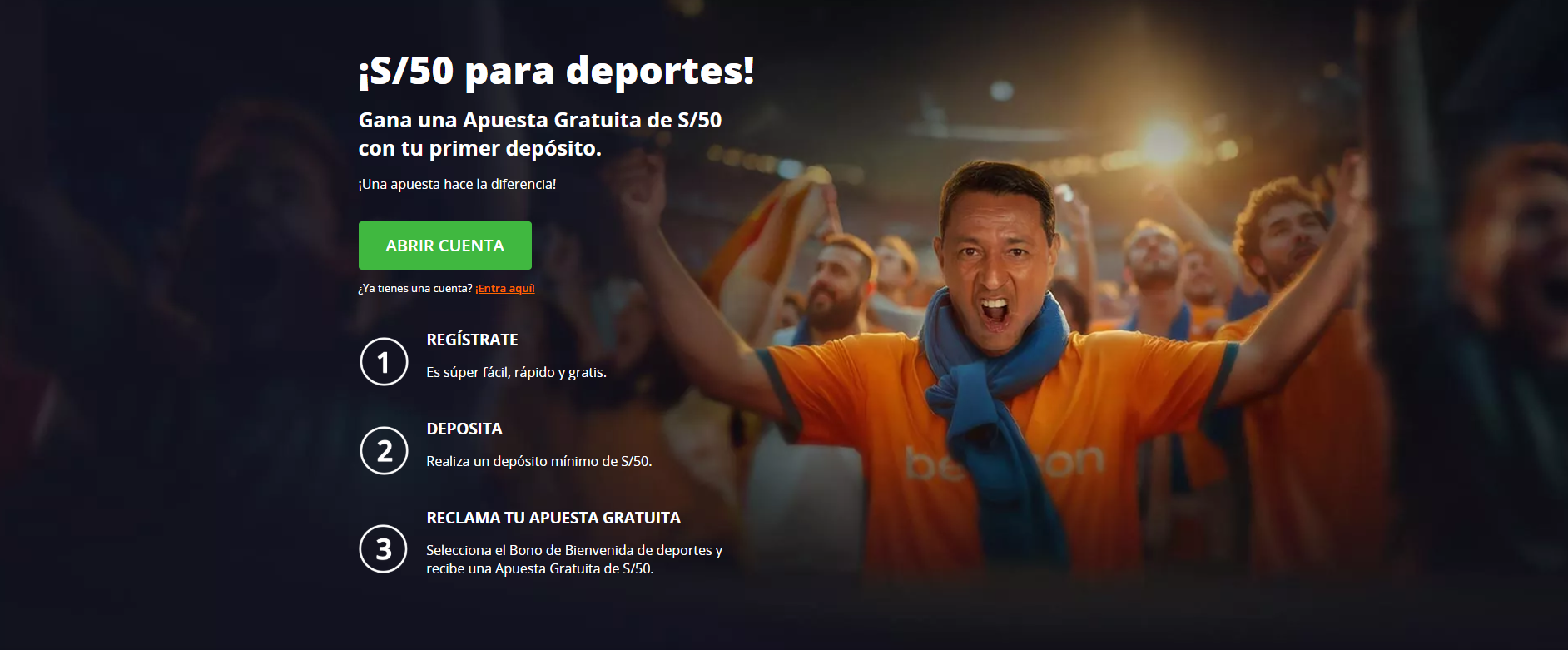 betsson bono bienvenida
