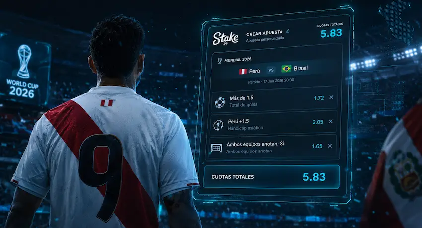 Apuestas personalizadas en Stake Perú para el Mundial 2026
